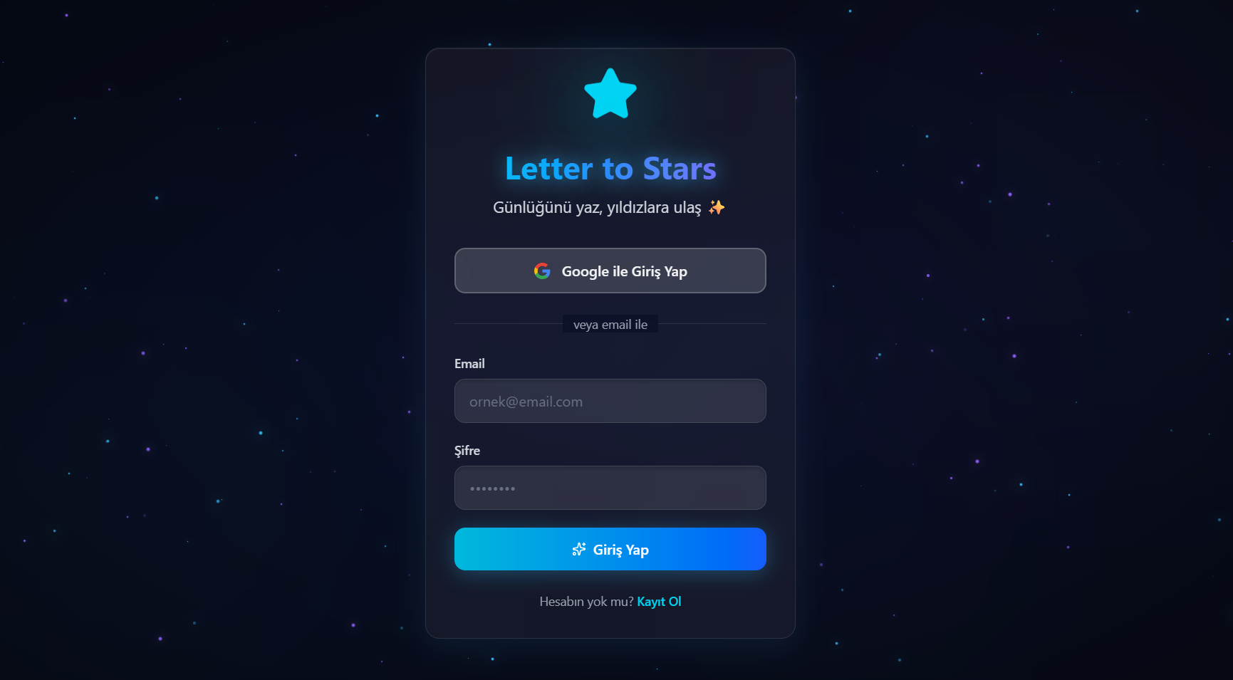 Letter to Stars